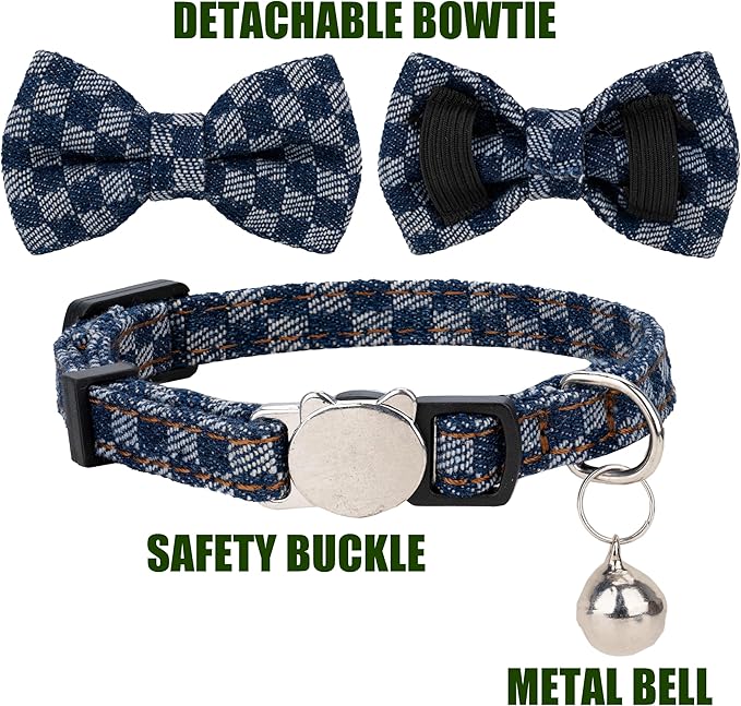 Cat Collar Breakaway Bowtie Safety - Image 4