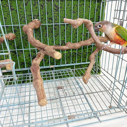 5 PCS Natural Grape Stick Perch Swing Chewing Toys - Image 6