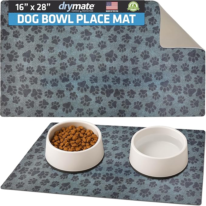 Drymate Pet Bowl Placemat, Dog & Cat Food Feeding Mat - Image 7