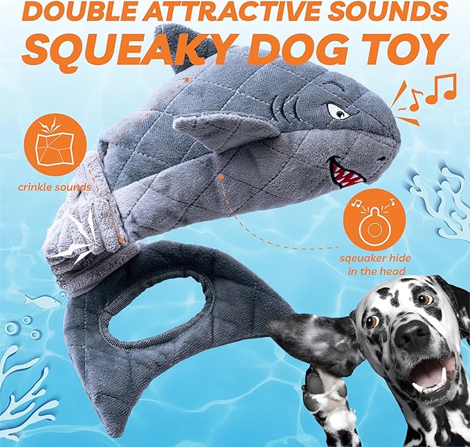 Dog Toys for Small Dogs, Squeaky Tough Dog Toys for Aggressive Chewers - Image 4