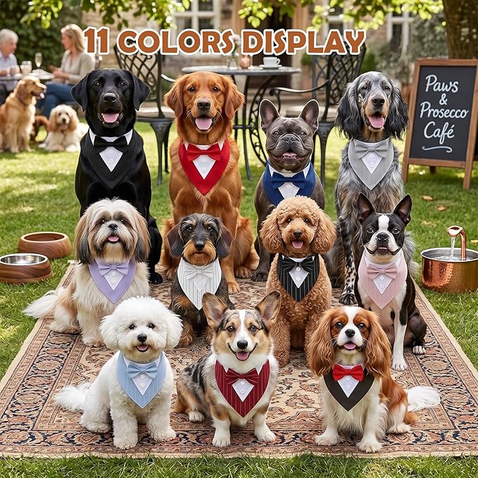 Personalized Wedding Dog Bandana - Image 5