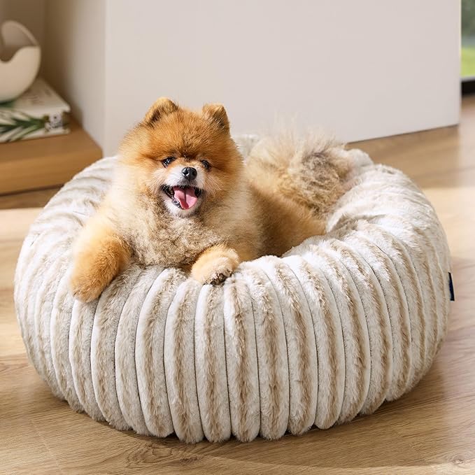 Bedsure ComfyFleece™ Donut Small Dog Bed by Unknown