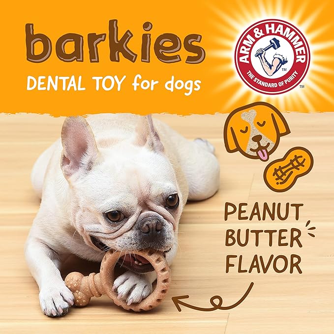 Arm & Hammer for Pets Barkies Ring Compressed Wood Chew Toy for Dogs, 5.5 Inch - Image 4