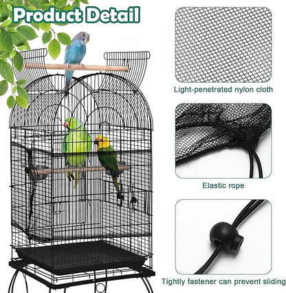 Catcan 2 Pack Bird Cage Seed Catcher Guard, Bird Cage Cover, Heavy Duty - Image 3