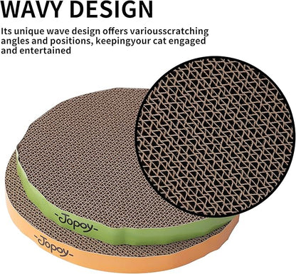 Round Cat Scratcher Replacement Pads -Circle Scratcher Pad Cardboard Cat - Image 3