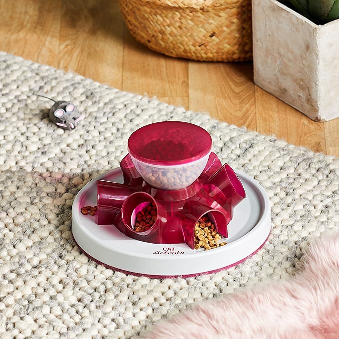 TRIXIE Tunnel Slow Feeder for Cats and Dogs, Interactive Cat Toy, Pet Food - Image 7