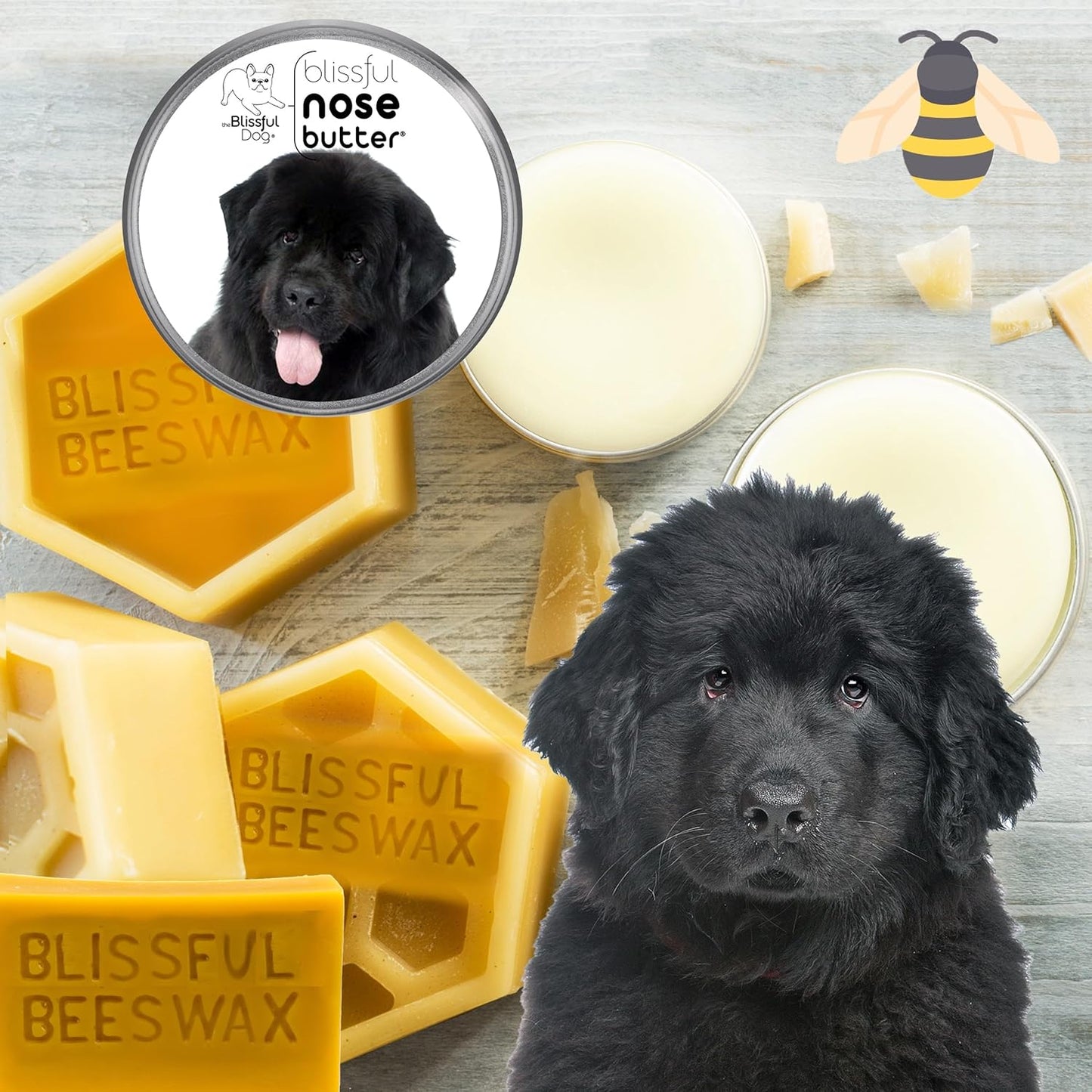 The Blissful Dog Newfoundland Unscented Nose Butter - Dog Nose Butter, 8 Ounce