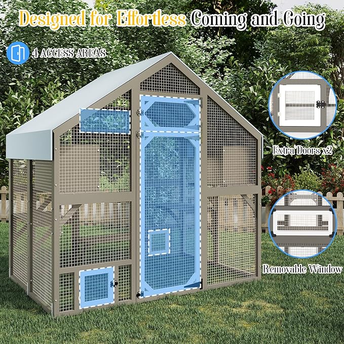 Ketive Cat Catio Outdoor Enclosure - Image 3