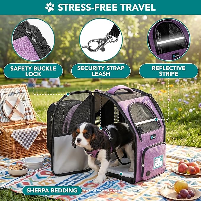PetAmi Expandable Dog Backpack Carrier - Image 4