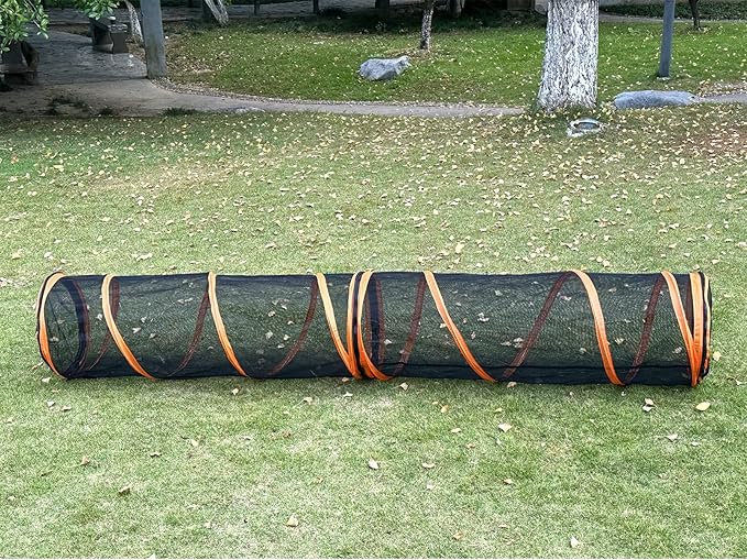 Pet Cat and Dog Tunnel Tent Foldable Pet Tent Outdoor Pop Up Pet Playpen Cage - Image 5