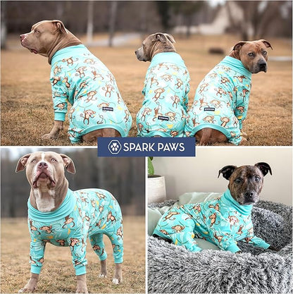 Spark Paws Dog Pajama, Dog Recovery Suit Male, Ultra-Soft and 4-Way Stretch - Image 7