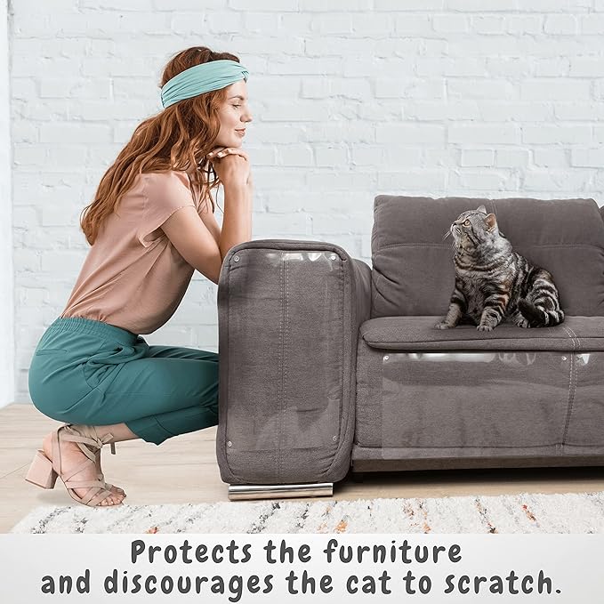 FixZilla Anti Cat Scratch Furniture Protector, Easy-to-Apply Scratching - Image 4