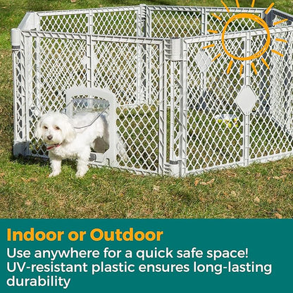 MyPet Petyard Passage: 5.5 Ft. Wide Customizable Folding Dog Playpen - Image 7