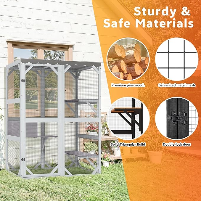 X-Zone Catio Outdoor Cat Enclosure - Image 6