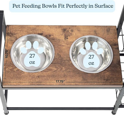 Elevated Dog Bowls with Storage - Image 6