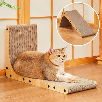 Cardboard Cat Scratcher, 23.6 Inch Cardboard Cat Scratching Post - Image 6