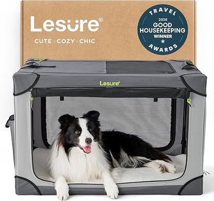 Lesure Shown on TODAY Show Soft Collapsible Dog Crate by Lesure