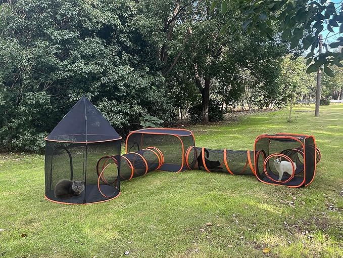 6 in 1 Cat Enclosure Cat Tunnel - Image 5