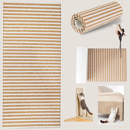 Natural Cork-Cat Scratch mat Upgraded-Cat Scratch Pad Rug-cat Couch by MocherpionLLC