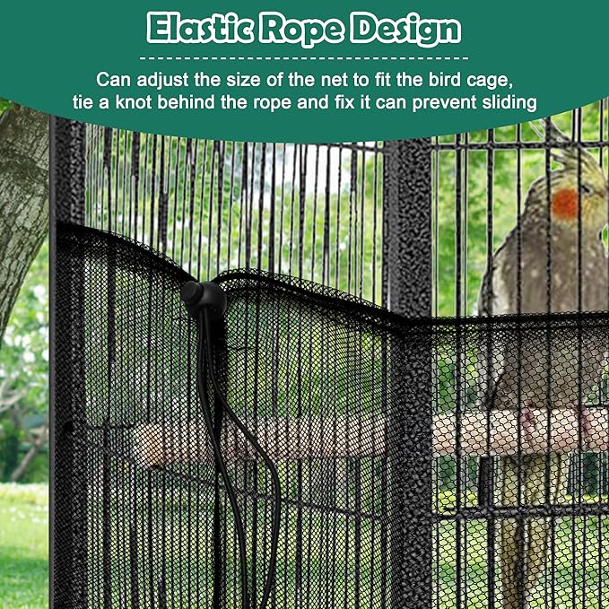 Catcan 2 Pack Bird Cage Seed Catcher Guard, Bird Cage Cover, Heavy Duty - Image 6