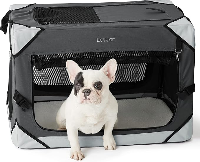 Lesure Collapsible Dog Crate by Lesure