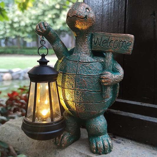 Turtle Garden Statue Outdoor Décor by Unknown