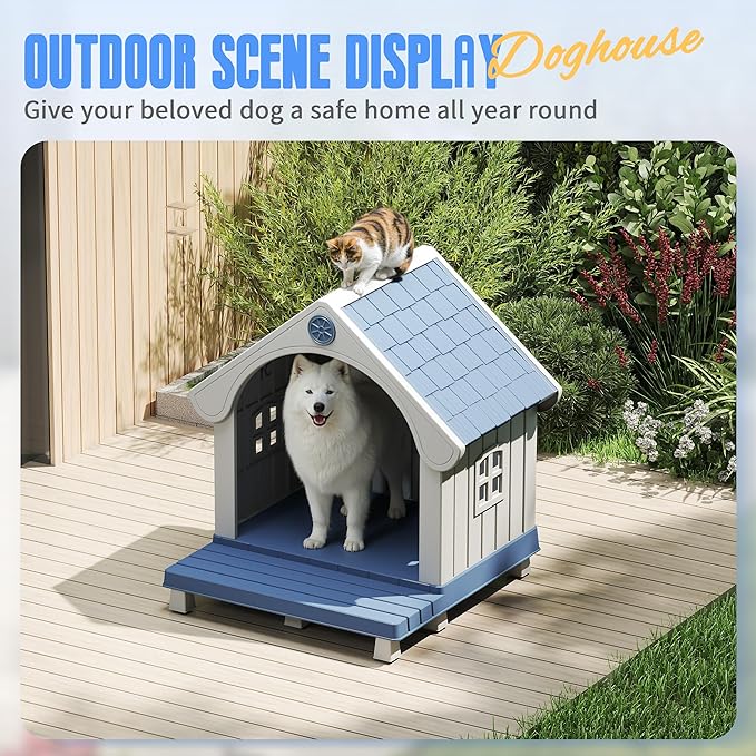 DRATO Dog House Resin Dog Kennel - Image 6