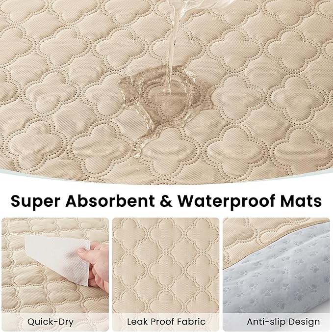 Love's cabin Dog Playpen with Washable Pee Pad, Puppy Pet Cat Playpen Small - Image 6