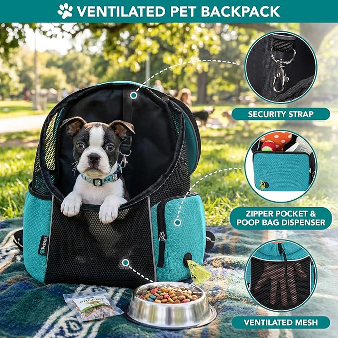 PetAmi Dog Carrier Backpack, Hands Free Front Pet Carrier - Image 4