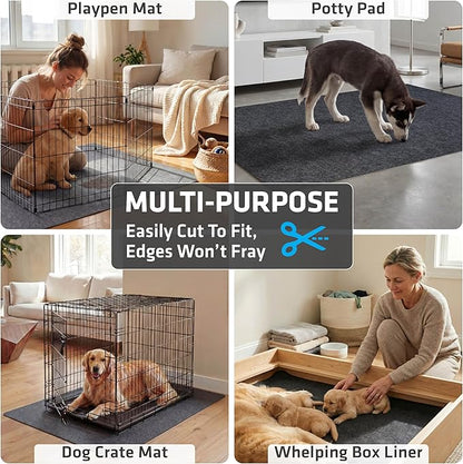 Drymate Jumbo Dog Playpen Mat, Super Absorbent, Waterproof, Slip-Resistant - Image 5