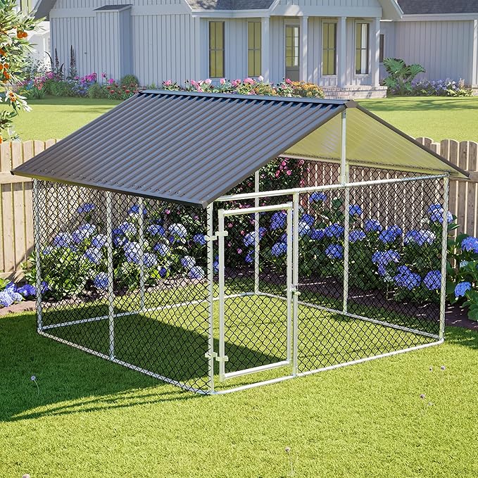 Large Dog Kennel Enclosure by Hohuqeri