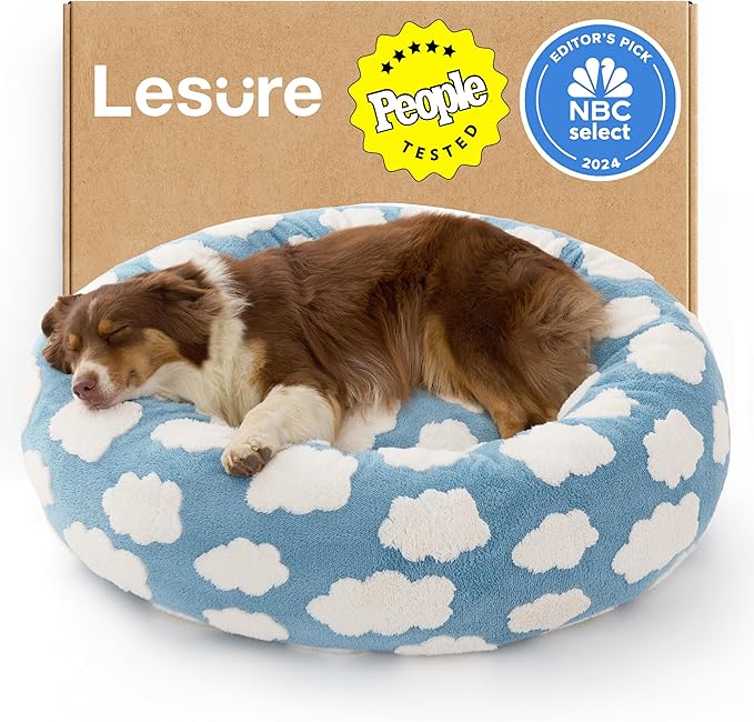Lesure Shown on TV Donut Dog Beds Large Size Dog by Lesure