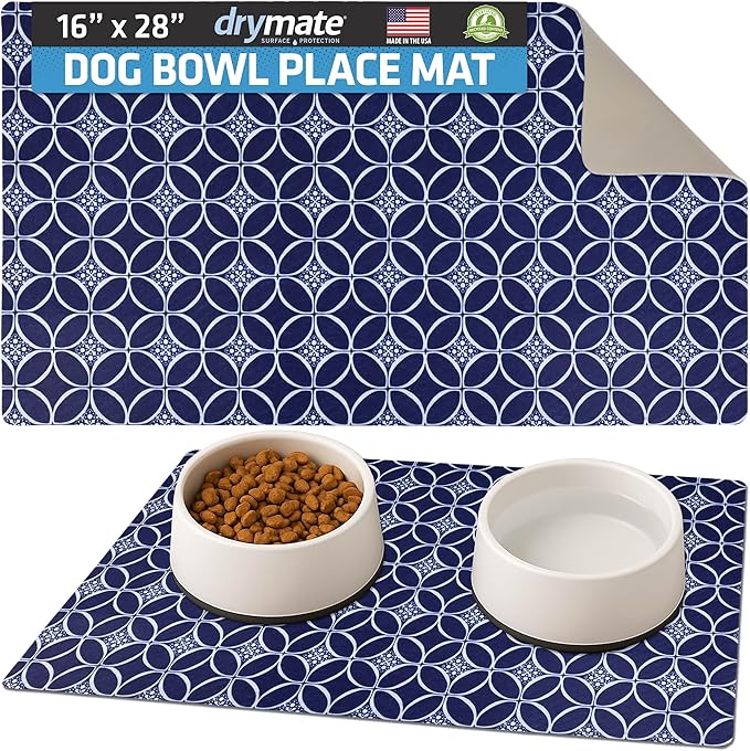 Drymate Pet Bowl Placemat, Dog & Cat Food Feeding Mat - Image 7