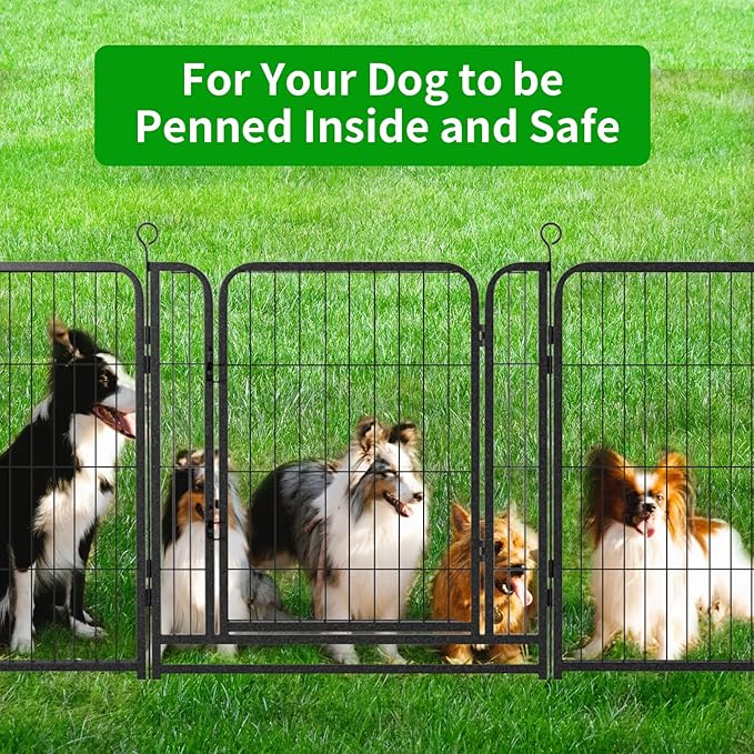 Kfvigoho Dog Playpen Outdoor Extra Wide 32 Piece Panels Heavy Duty Dog Fence - Image 7