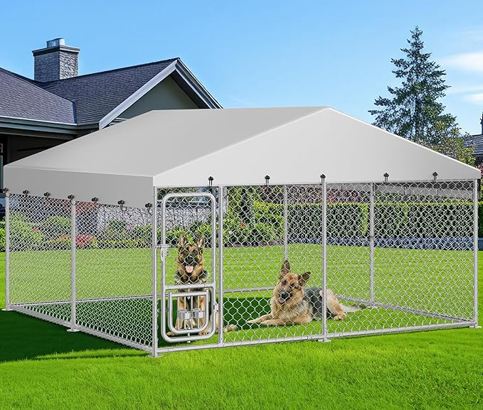 DWVO 10'x10' Dog Kennel Outdoor by DWVO