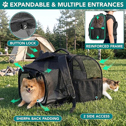 PetAmi Expandable Dog Backpack Carrier - Image 3