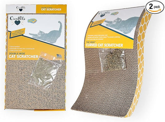Our Pets Wave & Far-N-Wide Cat Scratcher Multipack by OurPets
