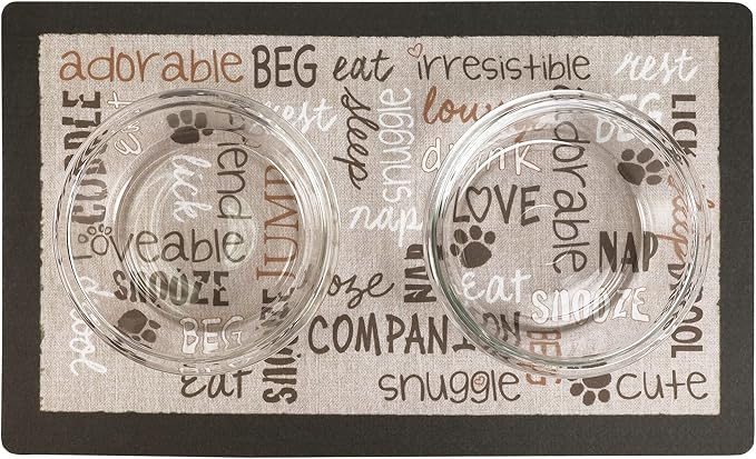Drymate Pet Bowl Placemat, Dog & Cat Food Feeding Mat - Image 2