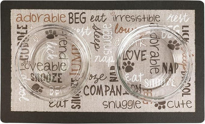 Drymate Pet Bowl Placemat, Dog & Cat Food Feeding Mat - Image 2