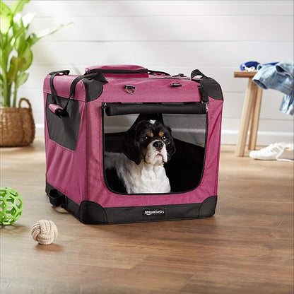 Amazon Basics Folding Portable Soft Pet Dog Crate Carrier Kennel - Image 5
