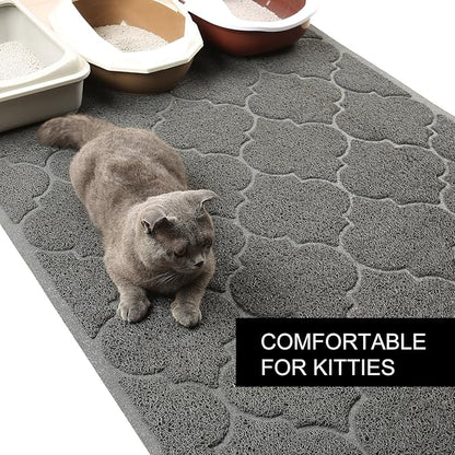LittleTiger Cat Litter Mat, XL Super Size, Phthalate Free, 46x35 Inches - Image 7