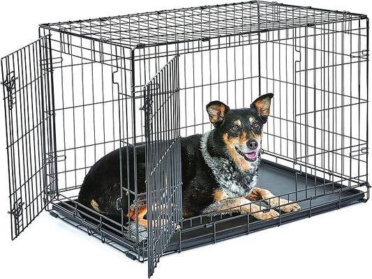 Midwest Homes for Pets 36-Inch New World Crate for Medium-Large Breeds by NewWorldPetProducts