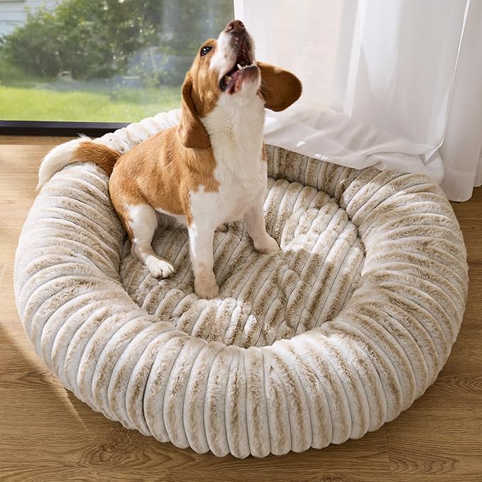 Bedsure ComfyFleece™ Donut Large Dog Bed - Image 7