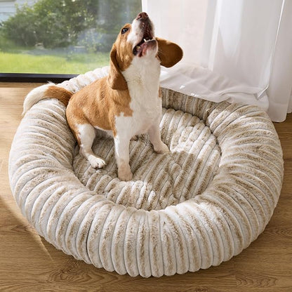 Bedsure ComfyFleece™ Donut Large Dog Bed - Image 7