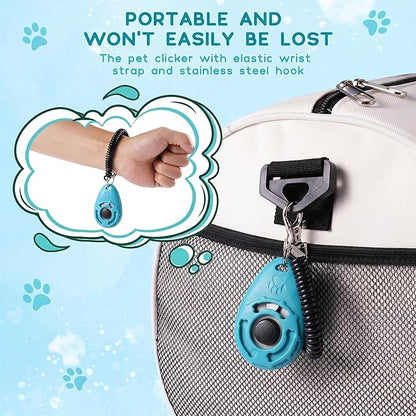 Dog Training Clicker with Sring Wrist and Keyring - Image 8