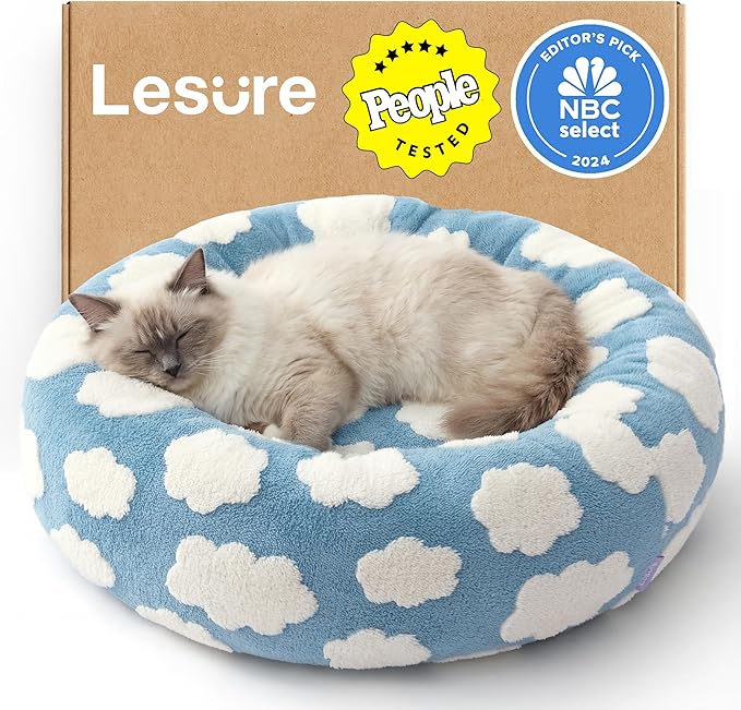 Lesure Shown on TV Donut Cat Beds by Lesure