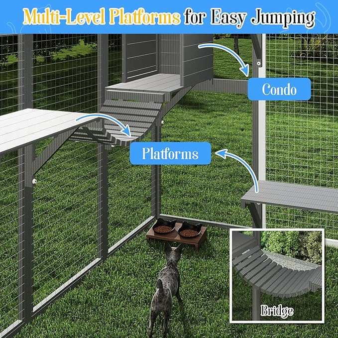 Ketive Extra Large Catio Outdoor Cat Enclosure - Image 3