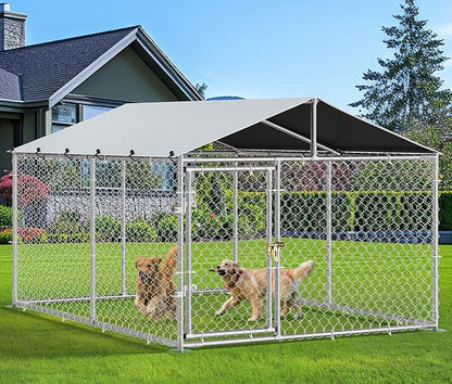 YITAHOME 7.5'x7.5' Outdoor Dog Kennel by YITAHOME