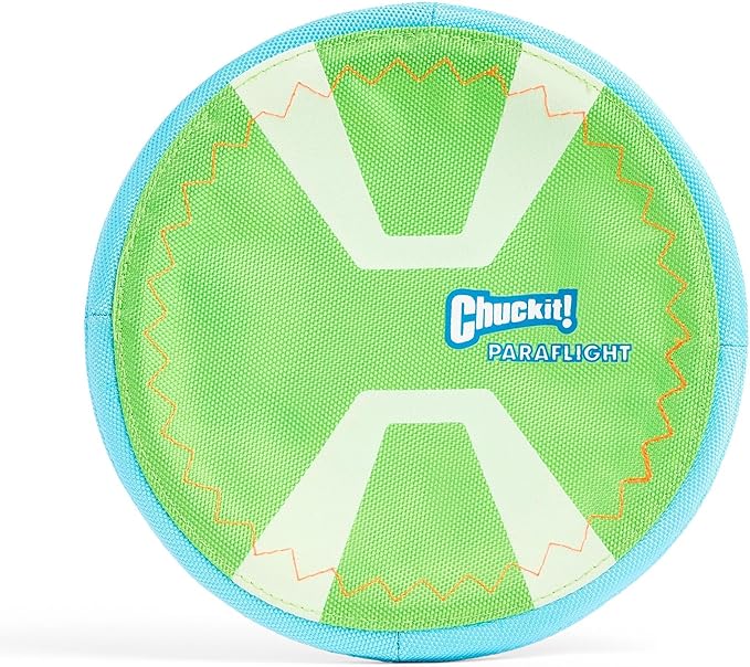Chuckit! Max Glow Paraflight Flying Disc Dog Toy by Chuckit