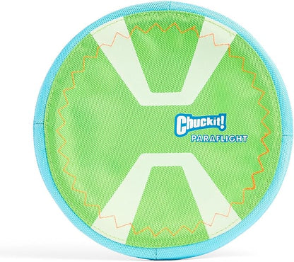 Chuckit! Max Glow Paraflight Flying Disc Dog Toy by Chuckit